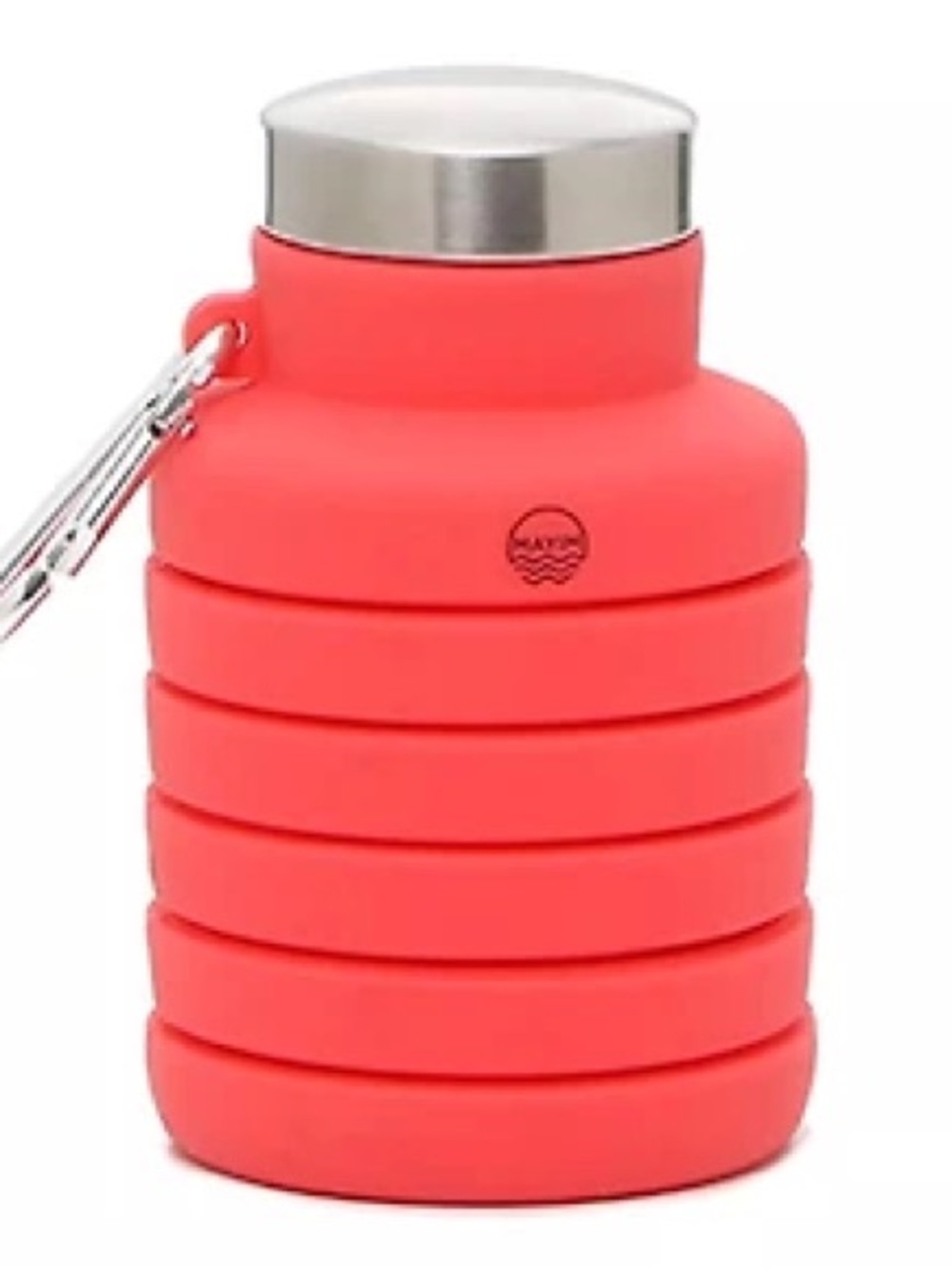 NWT MAYIM Collapsible Carabiner Bottle | Coral MSRP $20